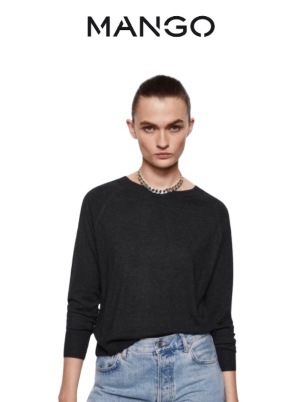Mango Black Sweater
